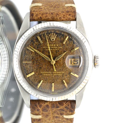 rolex day date brown dial|rolex dial 1601 1600 1603.